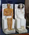 (تمثال 1 + 2) الزوج: رع حتب ونوفرت
