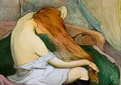 امرأة تمشط الشعر، Władysław Ślewiński، 1897