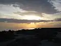 غروب الشمس في بحيرة ساري قميش
