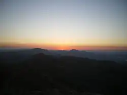 غروب الشمس في جبال طوروس