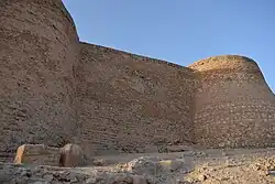 الجزء الغربي للقلعة.