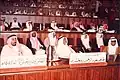 الأديب طاهر زمخشري أثناء حفل جائزة الدولة التقديرية للأدب - 1405هـ - 1985م