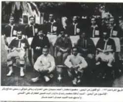 فريق النادي الأهلي بطل الكأس السلطانية 1925.
