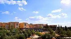 صورة لكلية الهندسة وبعض أقسامها عن بعد