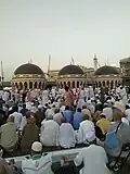 صورة للحرم المكي الشريف حيث تقام جميع الصلوات وصلاة التراويح في رمضان