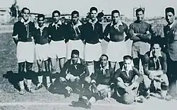 فريق النادي المصري بطل الكأس السلطانية 1934.