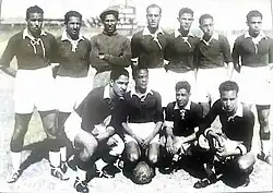 فريق النادي المصري بطل الكأس السلطانية 1937.