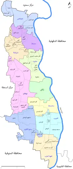 موقع المركز في جمهورية مصر العربية