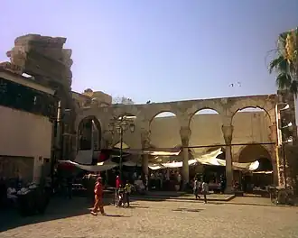 بقايا معبد جوبيتر الدمشقي