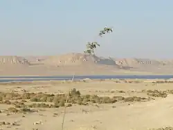 هذا مشهد جميل لبيحيره قارون وجبل قطرانى من ناحيه منطقه قارون اخر نقطه فى البحيرة
