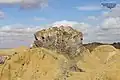 منظر لأحد مرتفعات جبل حجر الملح
