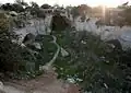 أحد الكهوف في أراض القرية.