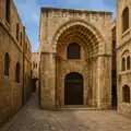رسمة للرباط الحموي في البلدة القديمة بالقدس