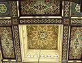 زخرفة السقف بمسجد السيدة زينب بالقاهرة.