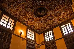 سقف منزل الأمصيلي من الداخل