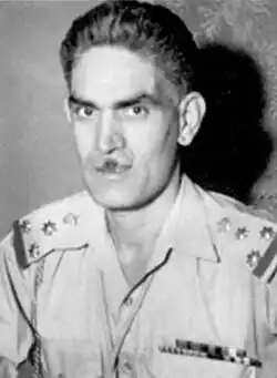 عبد الكريم قاسم رئيس وزراء العراق ( 1958 - 1963).