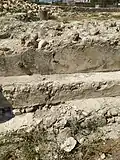 بقايا غرفة محصنة من القصر