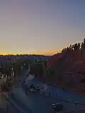 قلعة حماة عند الغروب