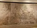 لوح جداري من العصر الآشوري يعود تاريخه إلى حدود 710 ق.م.