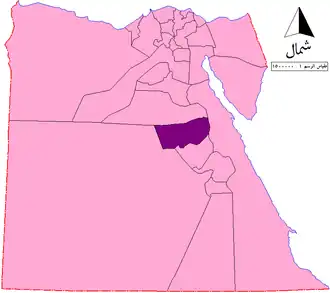 الموقع في جمهورية مصر العربية