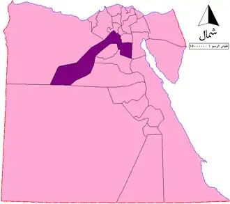 الموقع في جمهورية مصر العربية