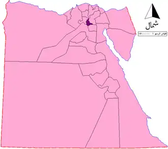 الموقع في جمهورية مصر العربية