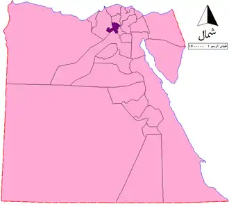الموقع في جمهورية مصر العربية