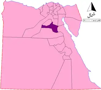 الموقع في جمهورية مصر العربية