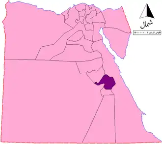 الموقع في جمهورية مصر العربية