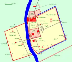 Plan of the Kuyunjik mound in Nineveh