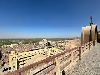 مشهد من أعلي دير درنكة.