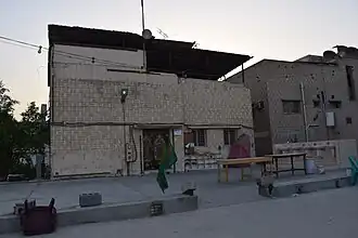 منظر لواجهة مسجد المسألة بقلعة القطيف.