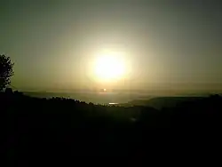 صورة لبحيرة طبريا من ملكا