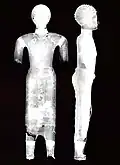 تمثال هوتر عثت عند ترميمه في فرنسا.