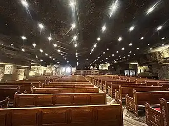 هيكل بداخل دير درنكة.