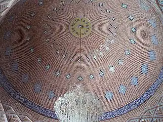 Interior view of the dome