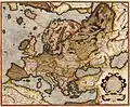 خريطة جيراردوس مركاتور التي تعود لعام 1595