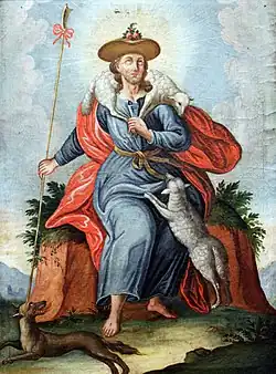 المسيح الراعي الصالح ، فنان غير معروف من بافاريا السفلى ، 1750