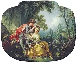 لوحة الفصول الأربعة (الربيع)، فرانسوا بوشيه، 1755
