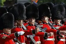 Welsh Guards from the القوات المسلحة البريطانية