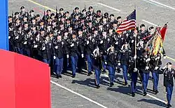 Contingent from the القوات البرية للولايات المتحدة's 18th Infantry Regiment&nbsp;&nbsp;[لغات أخرى]‏