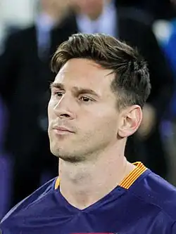 ليونيل ميسي is the award's record winner with five wins, four of which consecutively.
