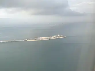 الجزيرة الاصطناعية في مايو 2018