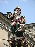 الغول لديه كيس من الأطفال ينتظرون التهامهم