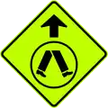 Australia: crosswalk ahead.