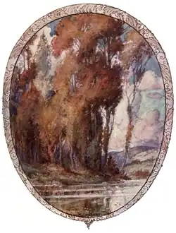 رسم توضيحي لقصيدة "إلى الخريف"، بقلم ويليام جيمس نيتبي، 1899