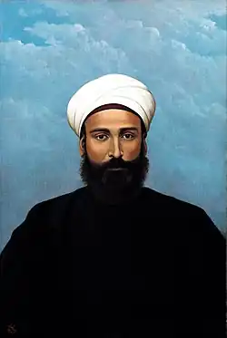 بورتريه محمد درويش الآلوسي، 1924. المتحف العربي للفن الحديث.