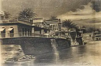منظر لدجلة، 1944. ملكية خاصة.