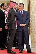 ولي العهد مع جلالة الملك عبدالله الثاني