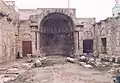 ما تبقى من البازيليكا.